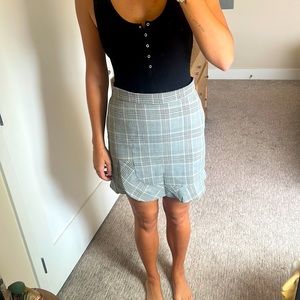 Plaid Zara skirt